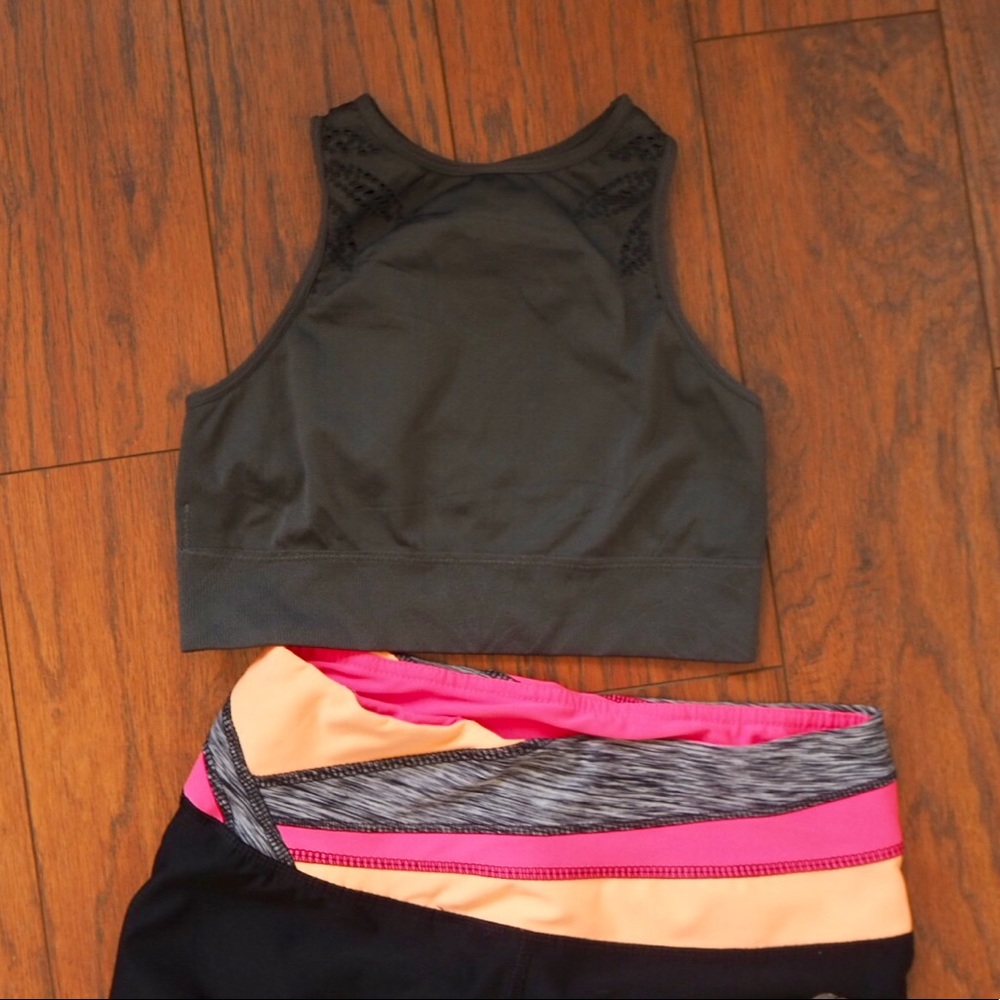 Aerie High Neck Sports Bra